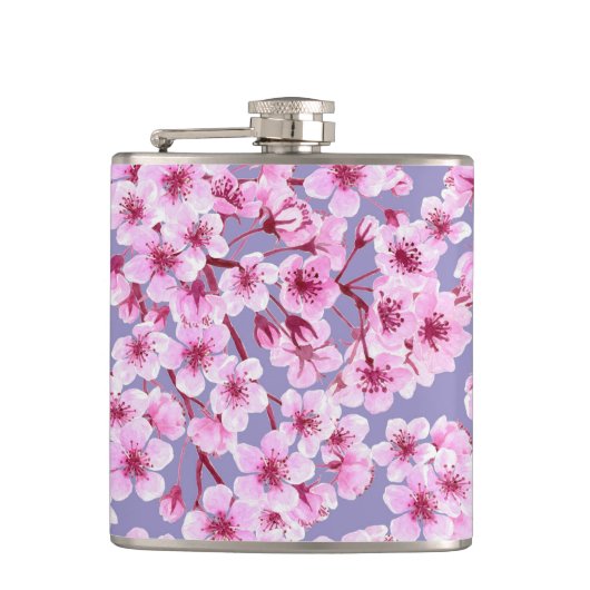 Flasques Motif de fleurs de cerisiers (Devant)