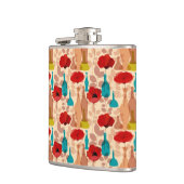 Flasques Motif de fleurs, de vases et de bouteilles (Gauche)