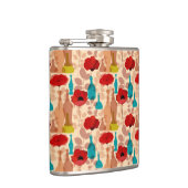 Flasques Motif de fleurs, de vases et de bouteilles (Droite)