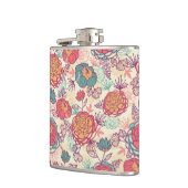 Flasques Motif de fleurs et de feuille de pivoine (Gauche)