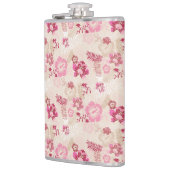 Flasques Motif de fleurs modernes roses mignon (Gauche)