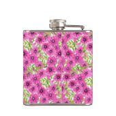 Flasques Motif de fleurs pétunia rose (Dos)