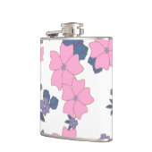 Flasques Motif DE FLEURS ROSE ET PURPLE (Gauche)