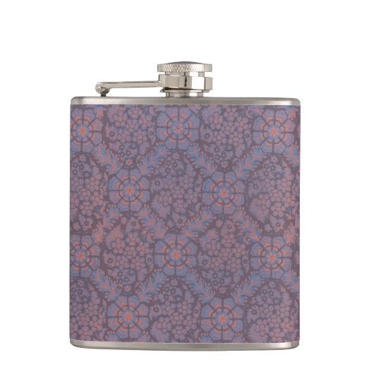 Flasques Motif de fleurs violettes (Devant)