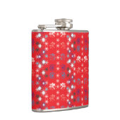 Flasques Motif de flocon de neige moderne Red Christmas (Droite)
