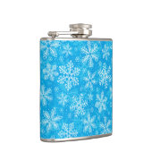 Flasques Motif de flocons blancs (Droite)