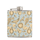 Flasques motif de fruits Vintages (Devant)