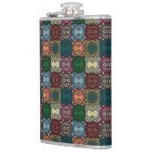 Flasques Motif de hibou multicolore (Gauche)