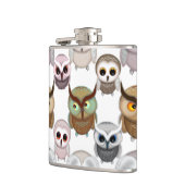 Flasques Motif de hiboux illustrés adorable (Gauche)