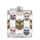 Flasques Motif de hiboux illustrés adorable (Devant)