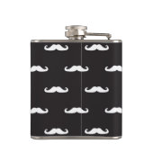 Flasques Motif de hippie de moustache (Dos)