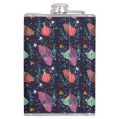 Flasques Motif de la teigne et de l'ornement de Noël (Dos)