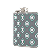 Flasques motif de la tribu rétro-ikat (Gauche)