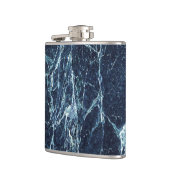 Flasques Motif de marbre moderne bleu (Gauche)