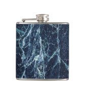 Flasques Motif de marbre moderne bleu (Devant)