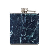 Flasques Motif de marbre moderne bleu (Dos)