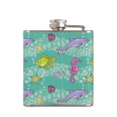 Flasques Motif de mer d'été (Dos)