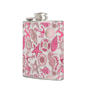 Flasques Motif de mer rose (Gauche)