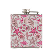 Flasques Motif de mer rose (Dos)