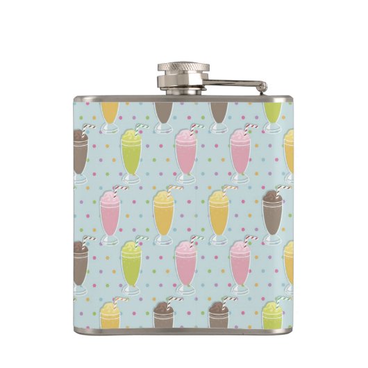 Flasques Motif de milkshake (Dos)