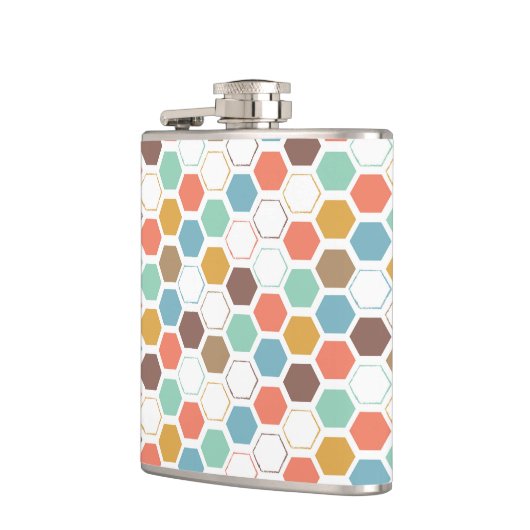 Flasques Motif de module de ruche d'abeille (Gauche)