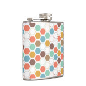 Flasques Motif de module de ruche d'abeille (Droite)