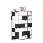 Flasques Motif de mots croisés (Droite)