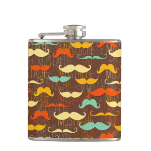 Flasques Motif de moustache