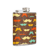 Flasques Motif de moustache (Droite)