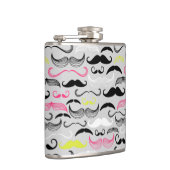Flasques Motif de moustache, rétro style (Droite)