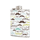Flasques Motif de moustache, rétro style 2 (Gauche)