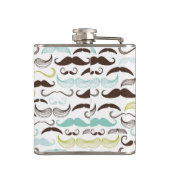 Flasques Motif de moustache, rétro style 2 (Dos)