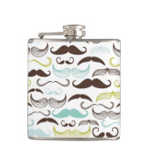 Flasques Motif de moustache, rétro style 2 (Devant)