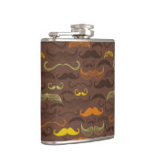 Flasques Motif de moustache, rétro style 5 (Droite)
