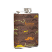 Flasques Motif de moustache, rétro style 5 (Droite)