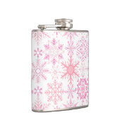 Flasques Motif de neige rose (Droite)