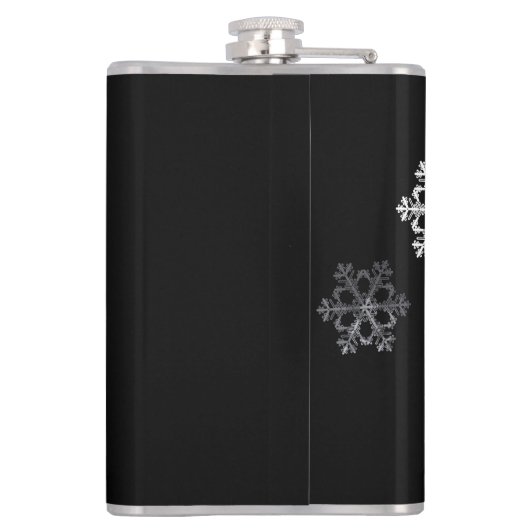 Flasques Motif de Noël minimaliste monochrome (Dos)