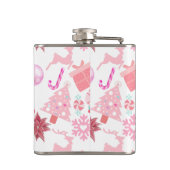 Flasques Motif de Noël rose 02 (Dos)