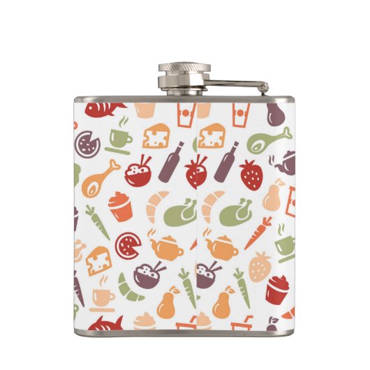 Flasques Motif de nourriture (Dos)