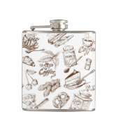 Flasques Motif de papier (Devant)