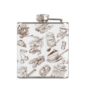 Flasques Motif de papier (Dos)