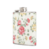 Flasques Motif de papier peint d'élégance des roses roses (Gauche)