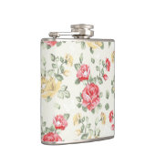 Flasques Motif de papier peint d'élégance des roses roses (Droite)