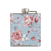 Flasques Motif de papier peint d'élégance des roses roses 2 (Dos)