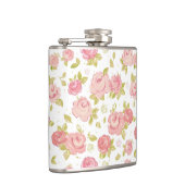 Flasques Motif de papier peint d'élégance des roses roses 3 (Droite)