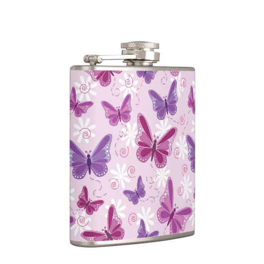 Flasques motif de papillon 3 (Droite)