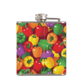 Flasques Motif de paprika (Dos)