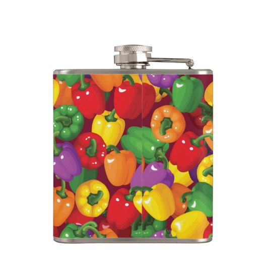 Flasques Motif de paprika (Dos)