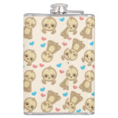 Flasques Motif De Parfums, Mignons Parfums, Coeurs (Dos)