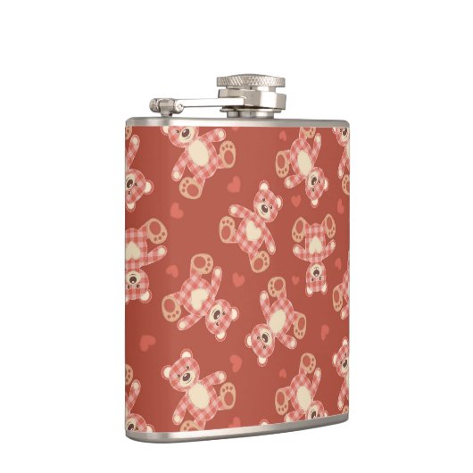 Flasques motif de patchwork d'ours (Droite)